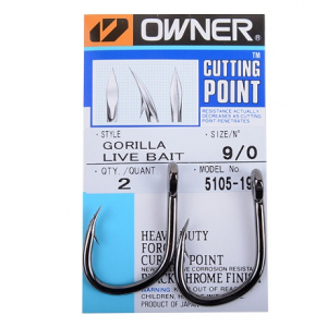 Крючок одинарный Owner 5105 9/0