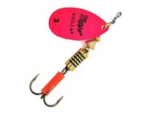 Блесна вращающаяся Mepps Aglia Fluo Rose №4 цв.Розовый