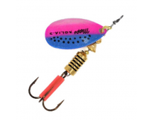 Блесна вращающаяся Mepps Aglia Fluo Rainbo №4 цв.Серебро