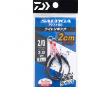 Ассист крючки Daiwa Saltiga Assist Hook SS Light Jigging 2см #1/0